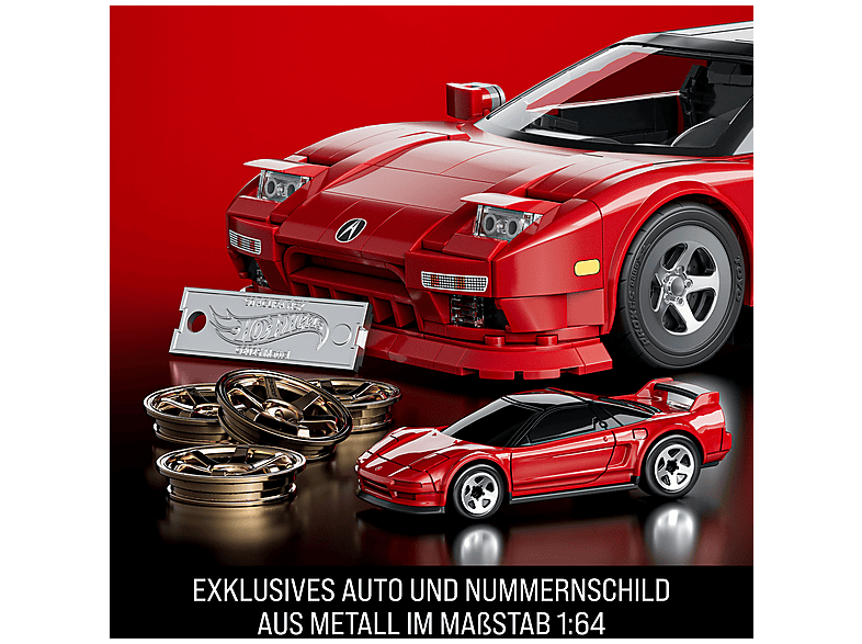 Thumbnail - MATTEL BRICK SHOP JFT17 Mattel Brick Shop Hot Wheels Elite Series Acura NSX Bausatz, Rot