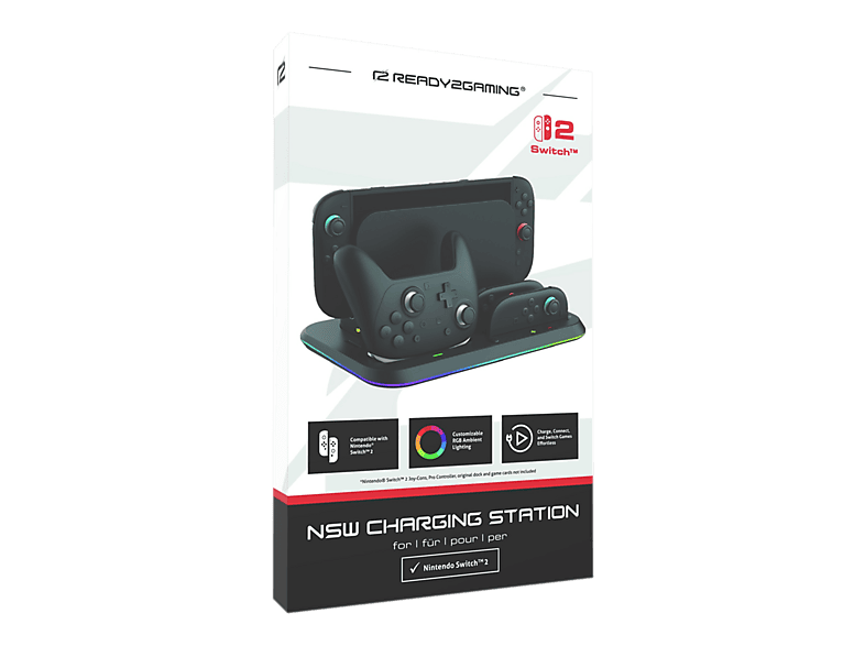 READY2GAMING Nintendo® Switch™ 2 Charging Station Ladestation