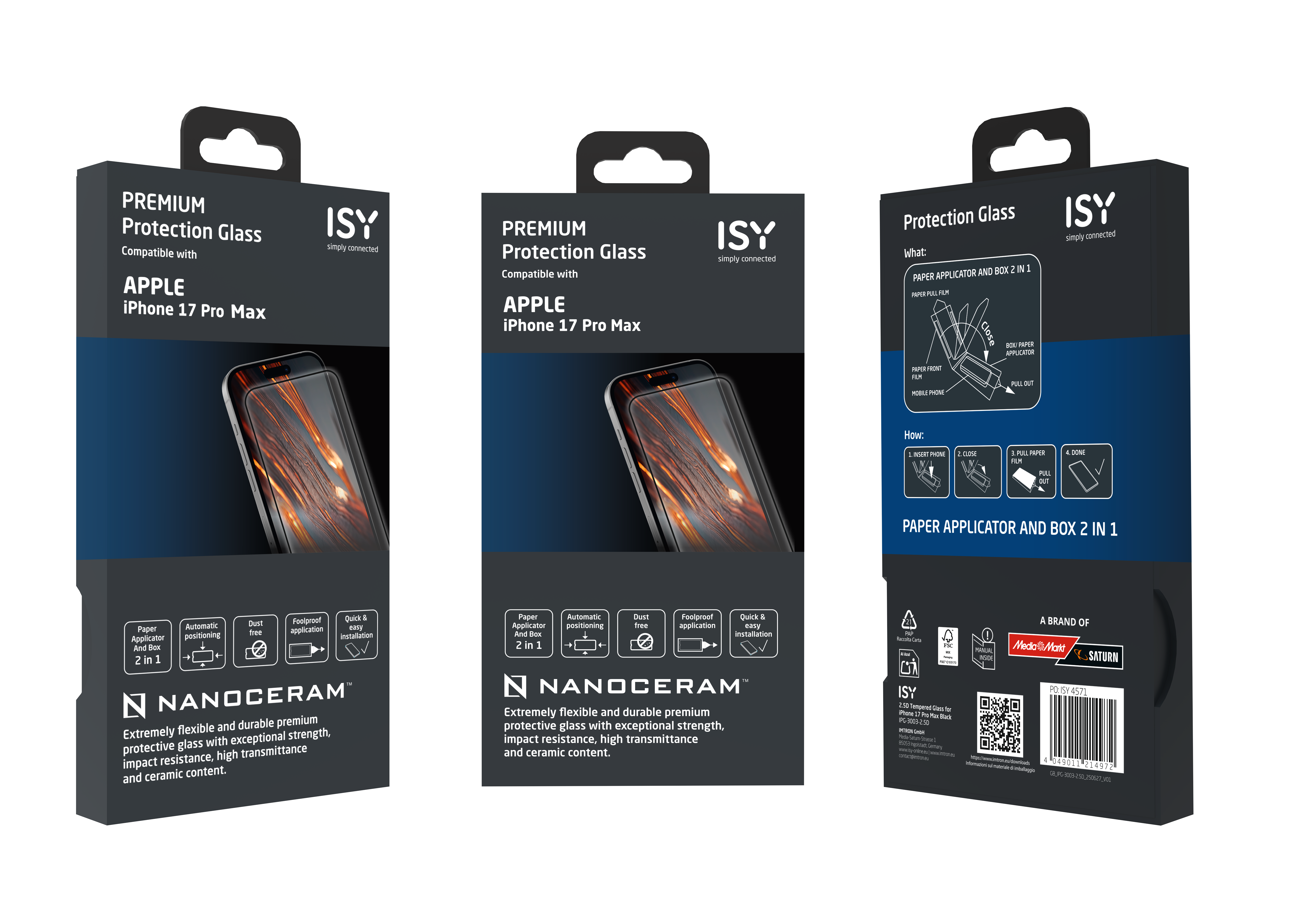 ISY Displayschutz (für Apple iPhone 17 Pro Max