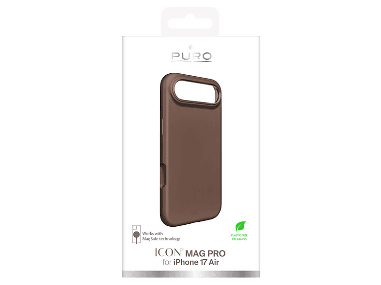 Etui PURO Icon Mag Pro do Apple iPhone Air Brązowy – zdjęcie 2