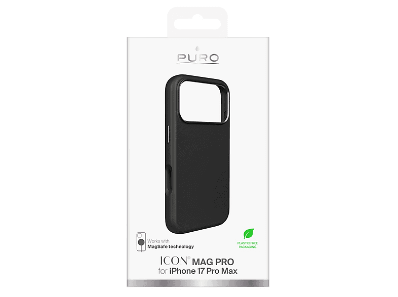 Etui PURO Icon Mag Pro do Apple iPhone 17 Pro Max Czarny – zdjęcie 3