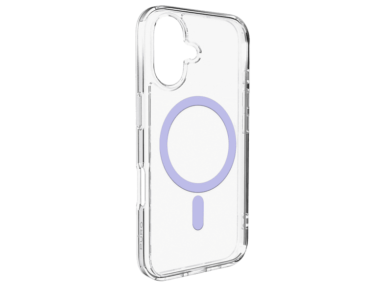 Etui PURO Lite Mag do Apple iPhone 17 Transparentny fioletowy