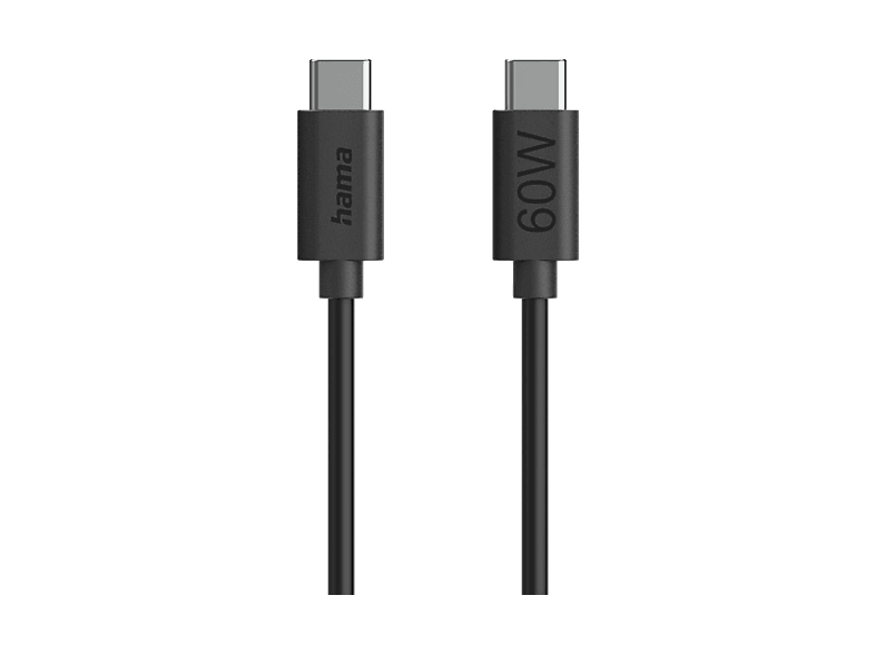 Thumbnail - HAMA USB Typ-C auf Typ-C, Kabel, Schwarz