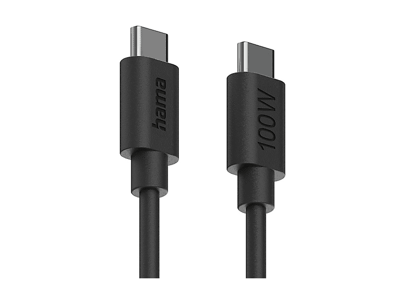 Thumbnail - HAMA USB-C auf USB-C, Ladekabel, 1,2 m, Schwarz