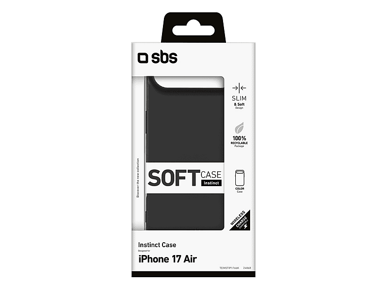 SBS Instinct do iPhone 17 Air Czarny – zdjęcie 2