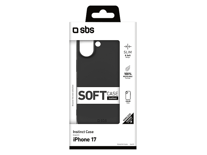 Etui SBS Instinct do Apple iPhone 17 Czarny – zdjęcie 3