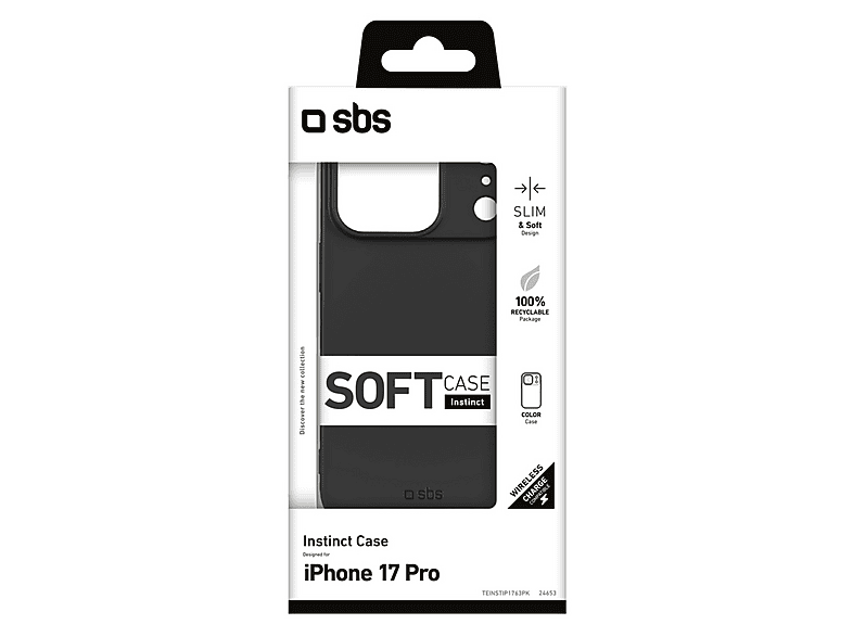 Etui SBS Instinct do Apple iPhone 17 Pro Czarny – zdjęcie 2