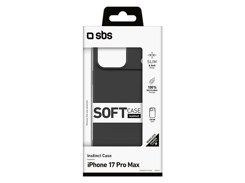 Etui SBS Instinct do Apple iPhone 17 Pro Max Czarny – zdjęcie 2