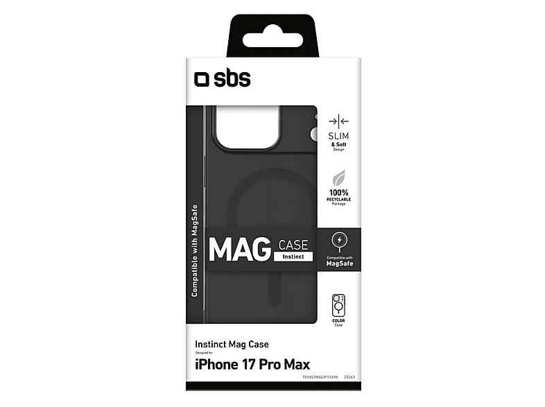 SBS Instinct Mag do iPhone 17 Pro Max Czarny – zdjęcie 2