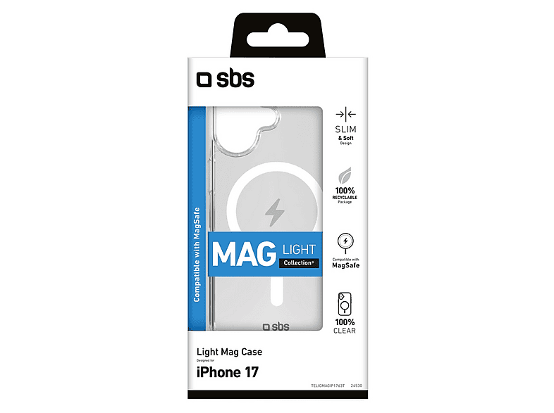 Etui SBS Light Mag Case do iPhone 17 TELIGMAGIP1763T Przezroczysty – zdjęcie 2