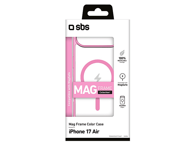 SBS Mag Frame do iPhone 17 Air Różowy – zdjęcie 2