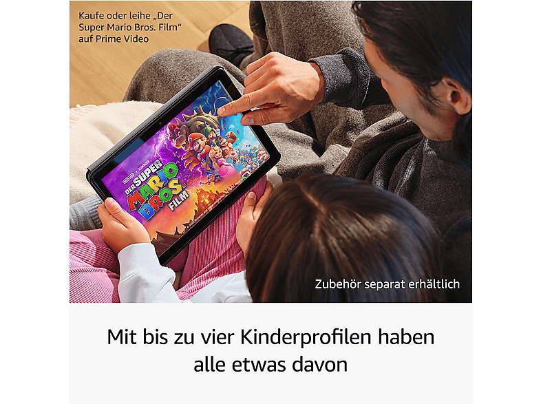 AMAZON Fire HD 10 (2023 release), Tablet, 64 GB, 10,1 Zoll, Black