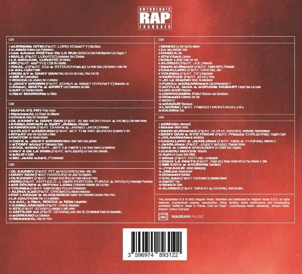 Albumcover mit Text und Künstlernamen, unten ein Barcode.