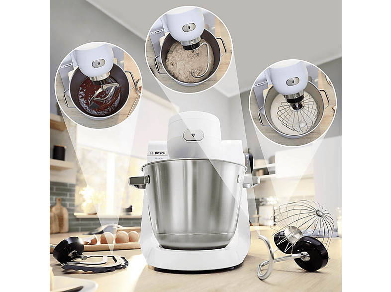 Bosch MUMS6EW13D Küchenmaschine White (Rührschüsselkapazität: 5,5 l, 1600 Watt) — Foto 5 von 5
