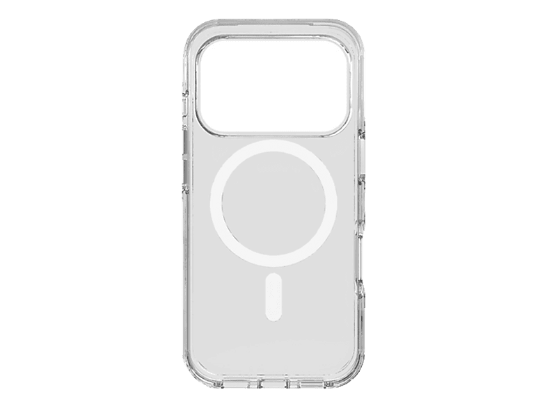 Funda móvil - CellularLine GLOSS MAG, Para iPhone 17 Pro, Compatible con MagSafe, Ultrarresistente y certificación MilitaryTest, Transparente