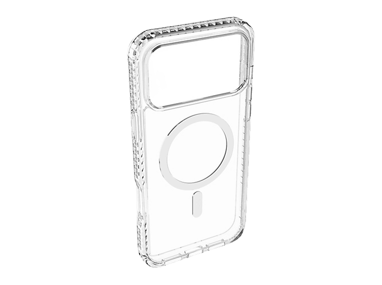 Funda móvil - CellularLine ULTRA STRONG MAG, Para iPhone 17 Pro Max, Compatibilidad MagSafe, Antibacteriano, Ultrarresistente, Transparente