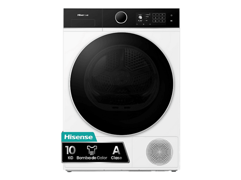 Hisense – Secadora Hisense 10 Kg, Bomba de calor – DH5I104BWAB.