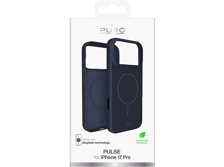 Etui PURO Pulse MagSafe do Apple iPhone 17 Pro Ciemnoniebieski – zdjęcie 2