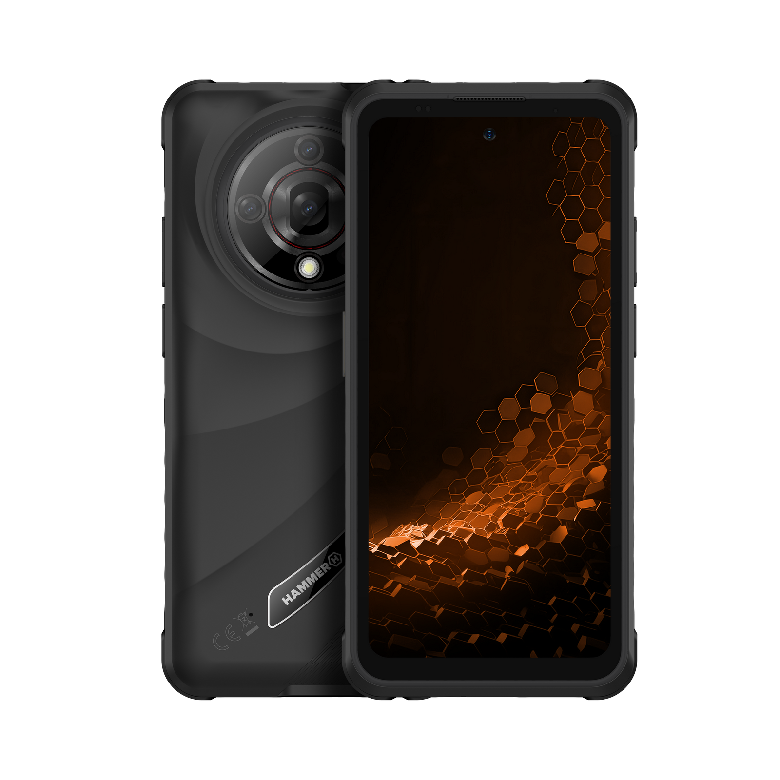 HAMMER IRON 6 5G 6/128 GB DualSIM Fekete Kártyafüggetlen Okostelefon