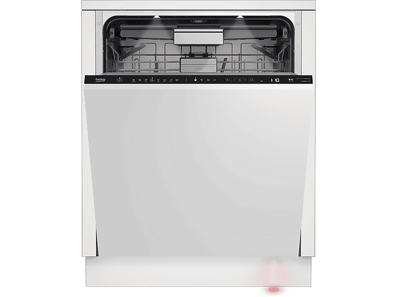 Beko bPro500 BDIN38646MD 59,8cm Automatyczne otwieranie drzwi Szuflada na sztućce