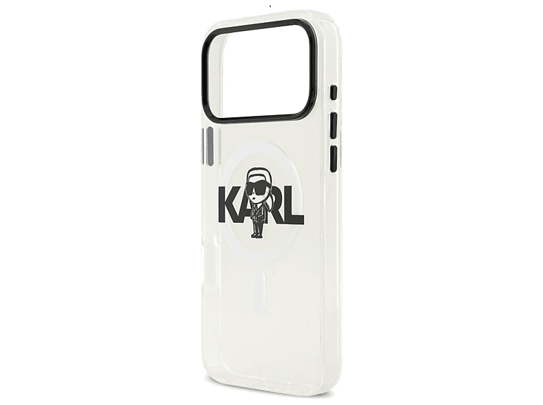 Etui KARL LAGERFELD IML Karl Sketch Logo MagSafe do Apple iPhone 17 Pro Max Przezroczysty