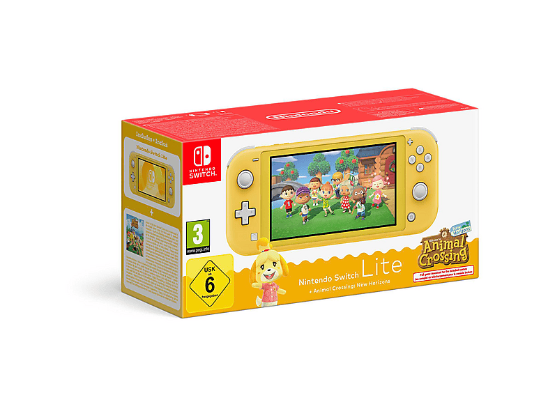 Thumbnail - NINTENDO 10017605 Switch Lite + Animal Crossing: New Horizons Bundle - Gelb