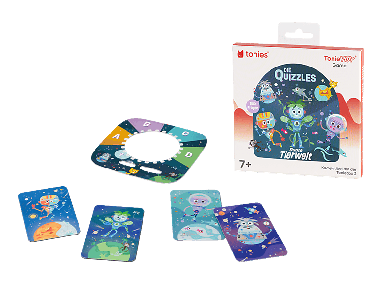 TONIES Tonieplay Game S - Die Quizzles: Bunte Tierwelt Hörspiel