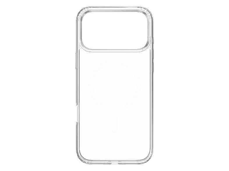 Funda móvil - ISY ISC-1132, Compatible con iPhone 17 Pro Max, Compatibilidad MagSafe, Carga Inalámbrica, Resistente a Golpes y al Agua, Transparente