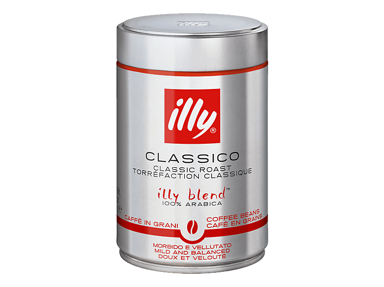 Café en grano - Illy 7577, 100% Arábica, Tueste Classico, 250g