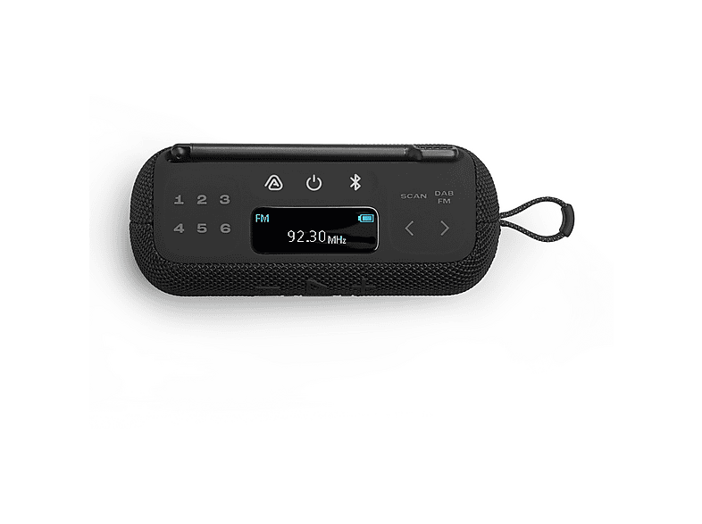 JBL Tuner 3 Tragbares Radio, DAB/DAB+ & FM-Empfänger, DAB, DAB+, FM, Schwarz