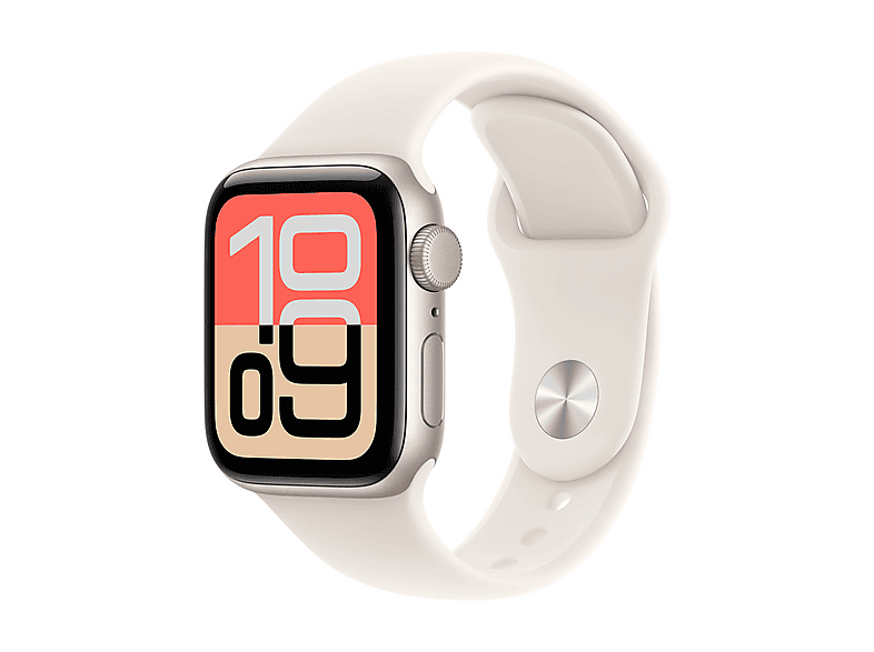 APPLE Watch SE 3 GPS, Cassa 40 mm in alluminio galassia con Cinturino Sport galassia – S/M