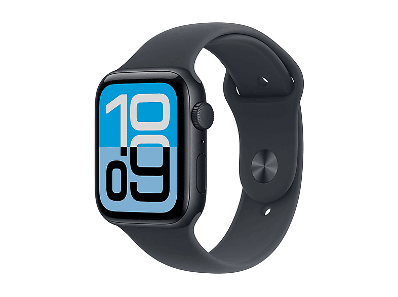 Apple Watch SE 3 Gps, Cassa 44 mm in alluminio mezzanotte con Cinturino Sport - M/L Smartwatch