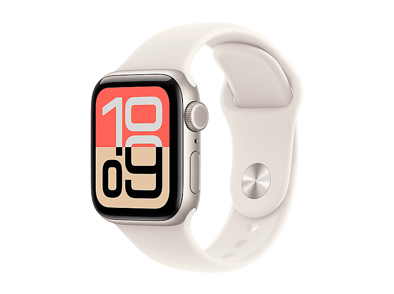 Apple Watch SE 3 GPS + Cellular, Cassa 40 mm in alluminio galassia con Cinturino Sport galassia - S/M Smartwatch