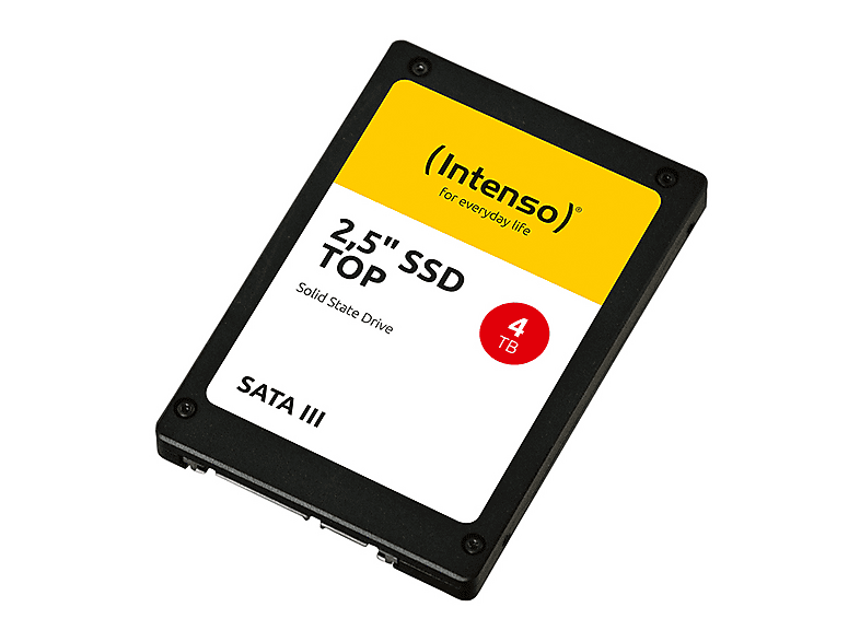 INTENSO SATA III Top Festplatte, 4 TB SSD SATA 6 Gbps, 2,5 Zoll, intern