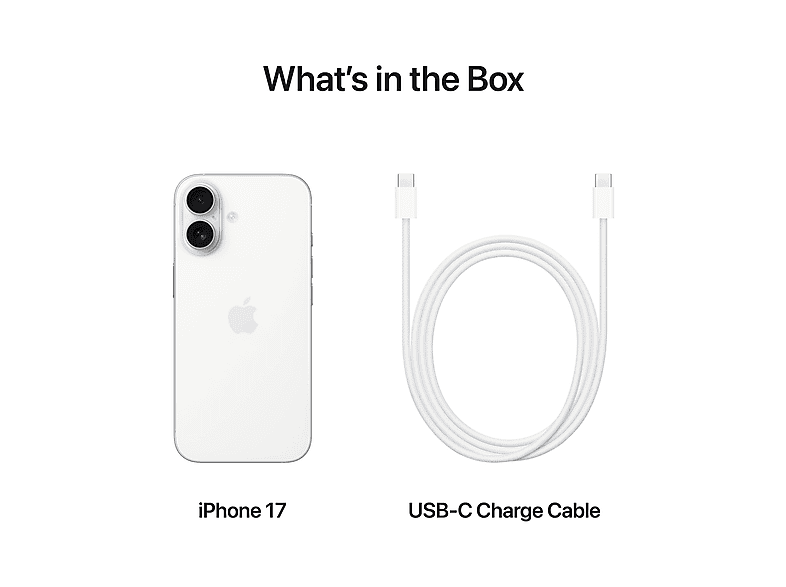 iPhone 17 256 GB White Dual SIM | MediaMarkt