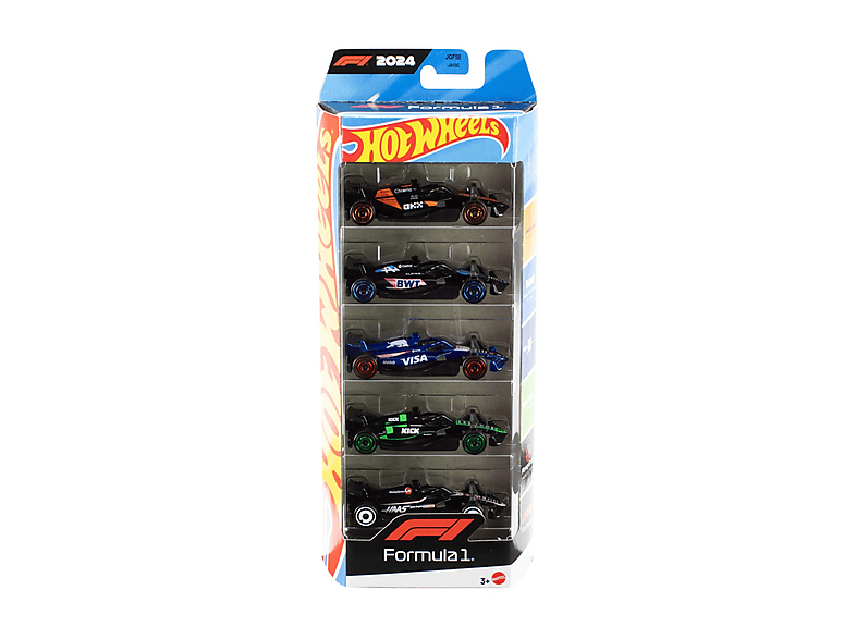 MODELLINO AUTO MATTEL HotWheels 5pack - F1 edit