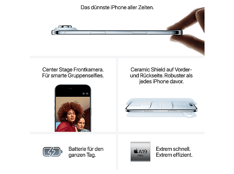 Apple iPhone Air Wolkenweiss