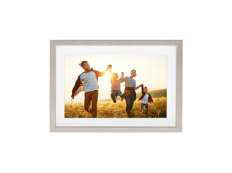 ROLLEI Smart Frame WiFi 108 Digitaler Bilderrahmen, 25,53 cm, 1280 x 800 Pixel, Wooden White