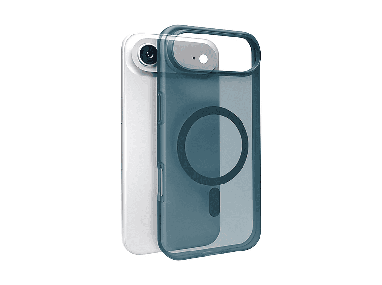 PURO Daylight COVER MAGSAFE per Apple iPhone 17 Air, Verde Petrolio trasparente