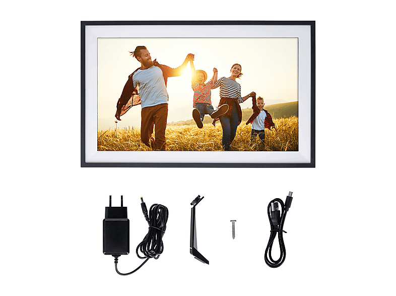 ROLLEI Smart Frame WiFi 151 Digitaler Bilderrahmen, 39,5 cm, 1920 x 1080 Pixel, Black