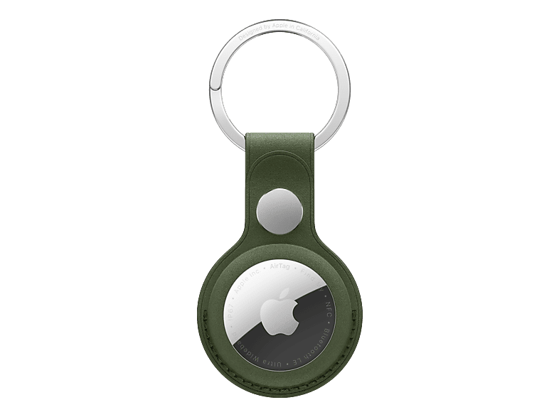 APPLE AirTag Feingewebe Schlüsselanhänger, Moosgrün