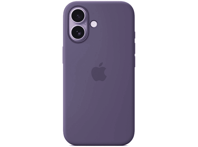Apple Funda de silicona con MagSafe, Para iPhone 17, Compatible correa Crossbody, Niebla lila