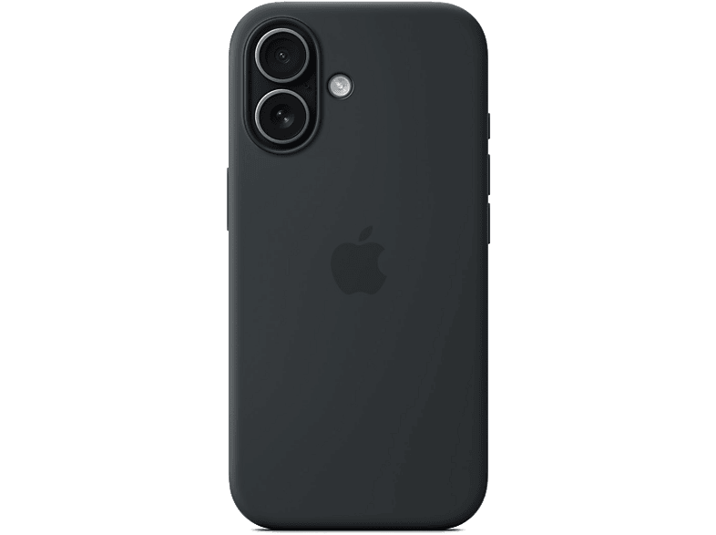 Apple Funda de silicona con MagSafe, Para iPhone 17, Compatible correa Crossbody, Negro
