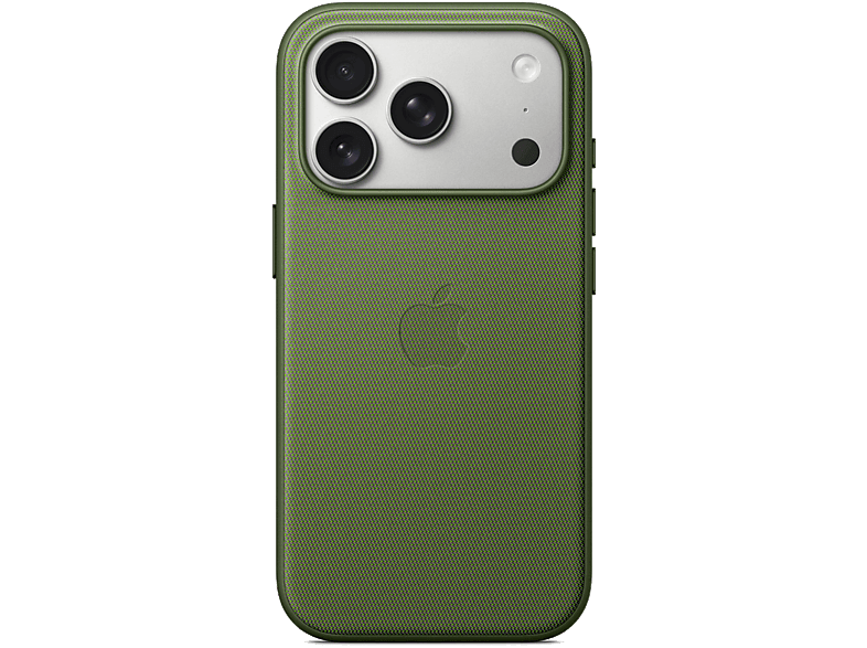 Apple Funda de trenzado técnico con MagSafe, Para iPhone 17 Pro Max, Compatible correa Crossbody, Verde