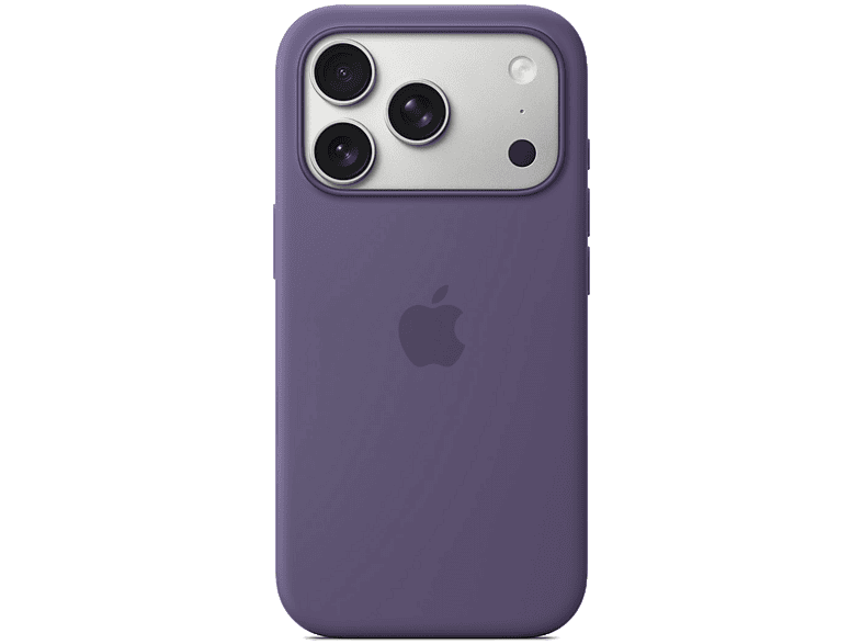 Apple Funda de silicona con MagSafe, Para iPhone 17 Pro Max, Compatible correa Crossbody, Niebla lila