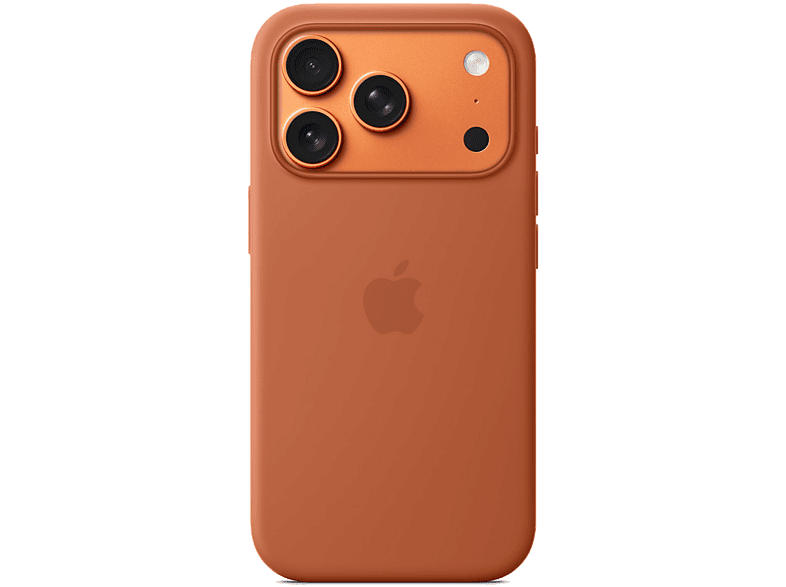 Apple Funda de silicona con MagSafe, Para iPhone 17 Pro Max, Compatible correa Crossbody, Terracota