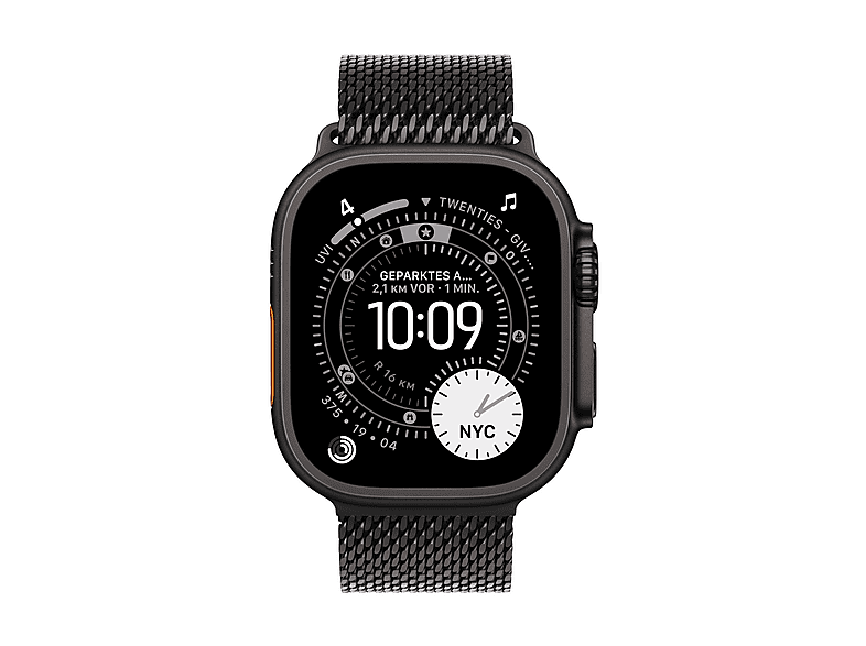 Thumbnail - APPLE 49 mm Milanese (S), Ersatzarmband, Schwarz