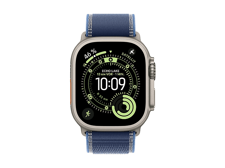 Thumbnail - APPLE 49 mm Trail Loop (S/M), Ersatzarmband, Blau/Hellblau