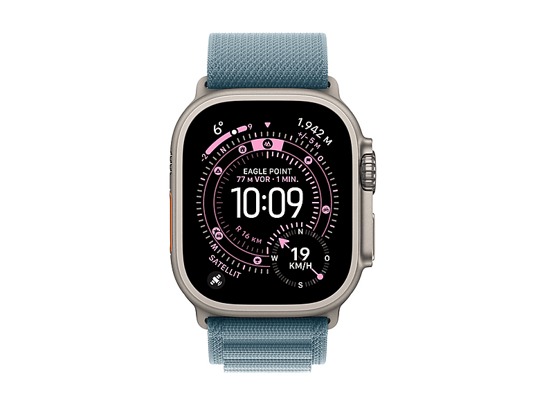 Thumbnail - APPLE 49 mm Alpine Loop (L), Ersatzarmband, Hellblau