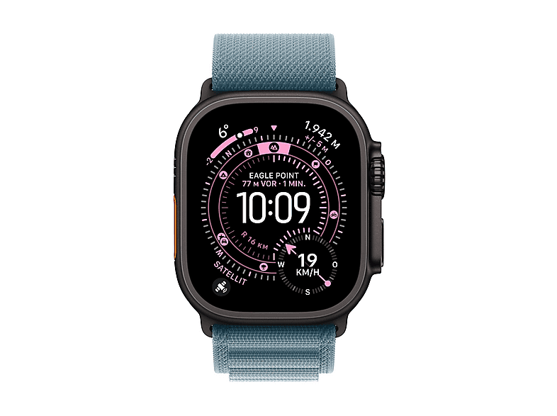 Thumbnail - APPLE 49 mm Alpine Loop (M), Ersatzarmband, Hellblau